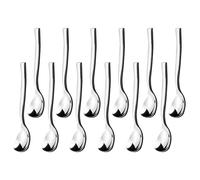 Yesdate Set of 12 Ice Cream Spoons Stainless Steel, Dessert Spoon, Yogurt Spoons