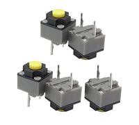 Yeselino 5PCS Kailh Mute Button 6x6x7.3mm Square Silent Switch Repair Parts Replace Rectangle Micro Switch