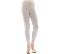 YESET Ladies Long Leggings Leggings Long Cotton Trousers Skinny Men's Underwear - Grey Light, M