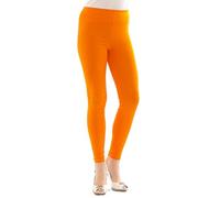 YESET Ladies Long Leggings Leggings Long Cotton Trousers Skinny Men's Underwear - Orange, XL