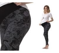 YESET Maternity Pattern Leggings Aladdin Jogger Stretch Without Feet