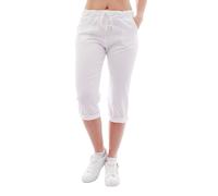 Yeset Women Chino Summer Capri 3/4 Short Pants Ladies