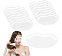 YESHLiky 100 PCS Clear Face Visors, Adhesive Disposable Shower Face/Eye Shields for Permanent Makeup Eyelash Extensions Eyes Cataract Surgery Aftercare Haircut