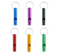 YESHLiky 6 Pcs Dog Whistles for Recall, Dog Whistle to Stop Barking, Training Whistle with Keychain for Obedience Training & Behaviour Aids for Most Breeds Pets(Random Colors)