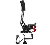 YESHMA 64 Bit USB Handbrake with Clamp PC Handbrake & Non-Contact Plus Hall Sensor Compatible With G25/27/29/920/923 T500 T300,Professional Gaming Peripherals using for Racing Games(Black With Clamp)