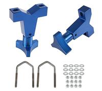 YESHMA High-Lift Jack Tube Mount 1-2.5" (Round/Square) Compatible with Tube Bumpers,Bull Bars,Roll Cages and Roof Racks (Blue)