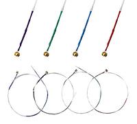 Yeshone 8 Pieces Violin Strings Universal Full Set (G-D-A-E), | Replacement for 4/4 3/4 1/2 1/4 Violins, Metal Ball End Design, Quality Steel Core for Student Beginner & Enthusiasts Playing