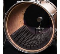 Yeshone Bass Drum Muffling Pillow 24 x 20 Inch Black Drum Mute Pads Foam Practice Muffler for Home Apartment Quiet Drumming Studio Recording Band Rehearsal Beginner Lessons