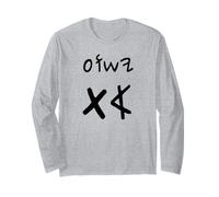 Yeshua Aleph TAV Jesus First Last in Paleo Hebrew (Black) Long Sleeve T-Shirt