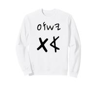 Yeshua Aleph Tav Jesus First Last in Paleo Hebrew (black) Sweatshirt