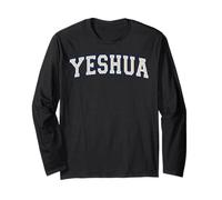 Yeshua Christian Messianic Jesus Name Blue Varisty Letters Long Sleeve T-Shirt