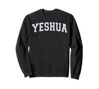 Yeshua Christian Messianic Jesus Name Blue Varisty Letters Sweatshirt