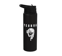 Yeshua/Classic Yeshua Jesus/Catholic Modern Font Design Stainless Steel Insulated Water Bottle