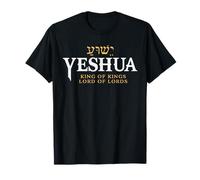 Yeshua Hebrew Name Jesus Christian King and Lord Messianic T-Shirt