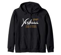 Yeshua Hebrew Name Jesus Christians King Lord Messiah Zip Hoodie