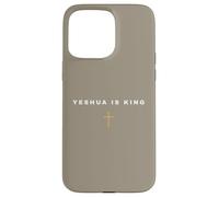 Yeshua is the King Cross Thin Christian Faith Jesus Case for iPhone 15 Pro Max