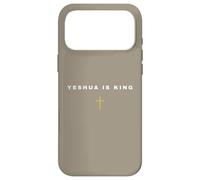 Yeshua is the King Cross Thin Christian Faith Jesus Case for iPhone 17 Pro Max