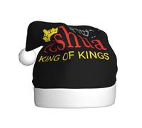 Yeshua Jesus Christian Christmas Hat Santa Hat Cap For Unisex Adults Xmas New Year Festive Holiday Party Decoration And Supplies