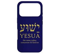 Yeshua Jesus in Hebrew Same today tomorrow forever Case for iPhone 17 Pro