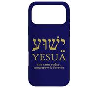 Yeshua Jesus in Hebrew Same today tomorrow forever Case for iPhone 17 Pro Max