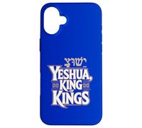 Yeshua King of Kings with Hebrew aleph bet Case for iPhone 16 Plus