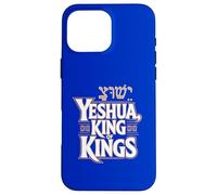 Yeshua King of Kings with Hebrew aleph bet Case for iPhone 16 Pro Max