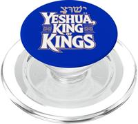 Yeshua King of Kings with Hebrew aleph bet PopSockets PopGrip for MagSafe