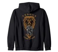 Yeshua Lamb of God Religious Christian Verse Gifts Graphic Zip Hoodie