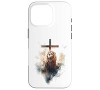 Yeshua Lion of Judah Christian Faith Jesus God Revelation Case for iPhone 16 Pro