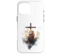 Yeshua Lion of Judah Christian Faith Jesus God Revelation Case for iPhone 16 Pro Max