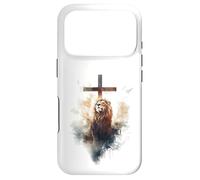 Yeshua Lion of Judah Christian Faith Jesus God Revelation Case for iPhone 17 Pro
