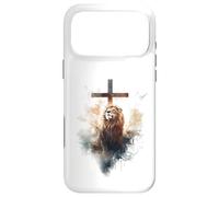 Yeshua Lion of Judah Christian Faith Jesus God Revelation Case for iPhone 17 Pro Max