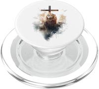Yeshua Lion of Judah Christian Faith Jesus God Revelation PopSockets PopGrip for MagSafe