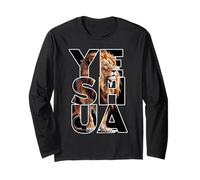 Yeshua Lion of Judah HaMashiach Long Sleeve T-Shirt