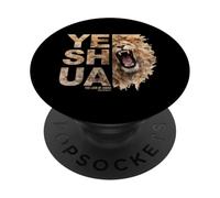 Yeshua Lion of Judah Jesus Christian Faith Scripture Faith PopSockets Adhesive PopGrip
