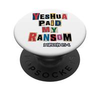 Yeshua Paid My Ransom 1 Timothy 2:5-6 PopSockets Adhesive PopGrip