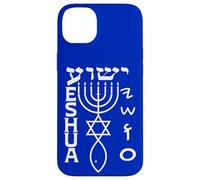 Yeshua: Paleo, Hebrew, English Covenant Emblem Case for iPhone 14 Plus