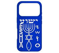 Yeshua: Paleo, Hebrew, English Covenant Emblem Case for iPhone 17 Pro