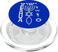 Yeshua: Paleo, Hebrew, English Covenant Emblem PopSockets PopGrip for MagSafe