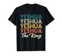 Yeshua Retro Hebrew Jesus The King Messianic Christians T-Shirt