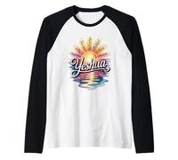 Yeshua Righteous Holy Savior King Messiah Aleph & TAV Raglan Baseball Tee