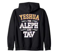 Yeshua The Aleph And Tav Zip Hoodie