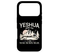 Yeshua The Way Truth Life Mountains Christian Bible Case for iPhone 17 Pro