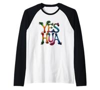 Yeshua Watercolor Ink Raglan Baseball Tee