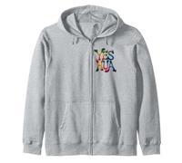 Yeshua Watercolor ink Zip Hoodie