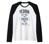 Yeshua Way Truth and Life John 14:6 Raglan Baseball Tee