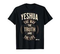 Yeshua Way, Truth and Life John 14:6 Value Graphic T-Shirt