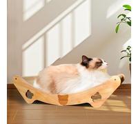Yesibeike Cat Scratcher Bed for Indoor for Small Medium Large Cats Scratch Lounge Sisal Cat Scratching Hammock Bed Scratch Post Furniture Protector Wooden Furniture