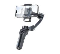 YESIDO SF21 3-Axis Gimbal Stabilizer for Smartphones - Portable Handheld Selfie Stick with Smart Stabilization, AI Auto Face Tracking Camera, Fill Lig