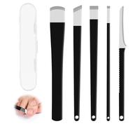 Yesimola 6-Piece Pedicure Knife Kits, Callus Slicer, Foot Scraper, Pedicure Knife Kits, Tools for Ingrown Toenails, Professional Foot Repair Kit with Sharp Blade, Nail Knife Made of Manganese Steel